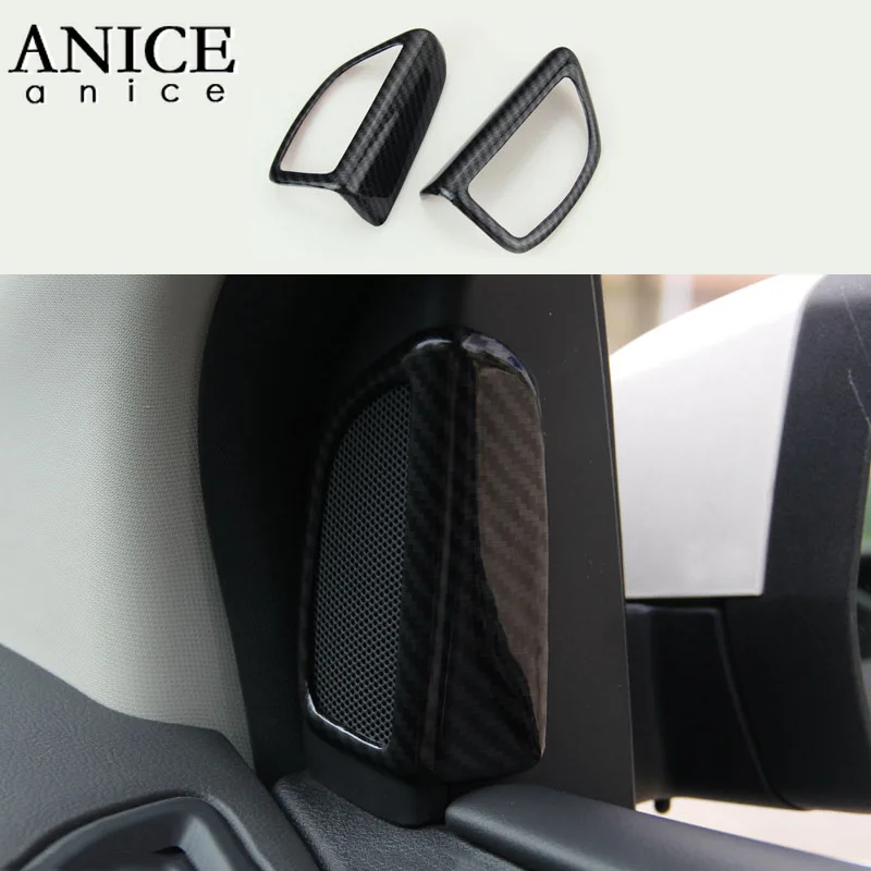 2 шт. углеволоконный цветной АБС динамик для дверных динамиков обшивка кольца Ford