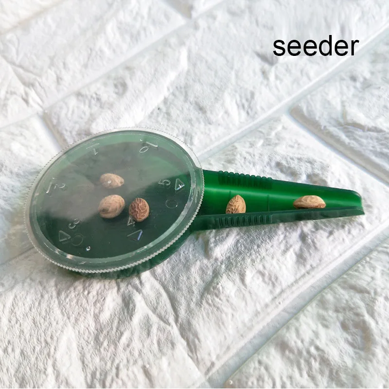 

Home gardening supplies seed seeder plastic seeder 5-speed adjustable flower and vegetable seeder various sizes of seeds