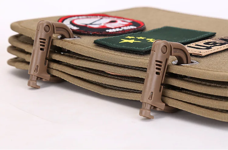 

Metal Armband Sticky Hanging Board Multifunctional Cloth Storage Board Tactical Velcro Finishing Board Can Binding Into A Book