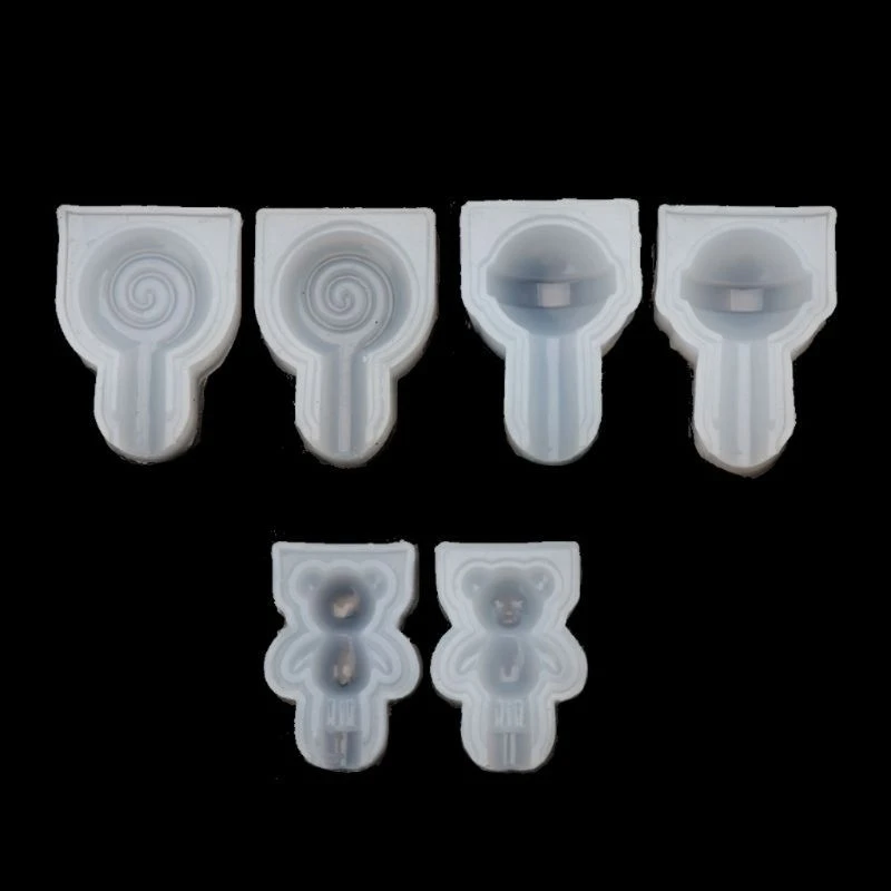 

3D Bear Lollipop Craft DIY UV Resin Liquid Silicone Molds Jewelry Making Tools