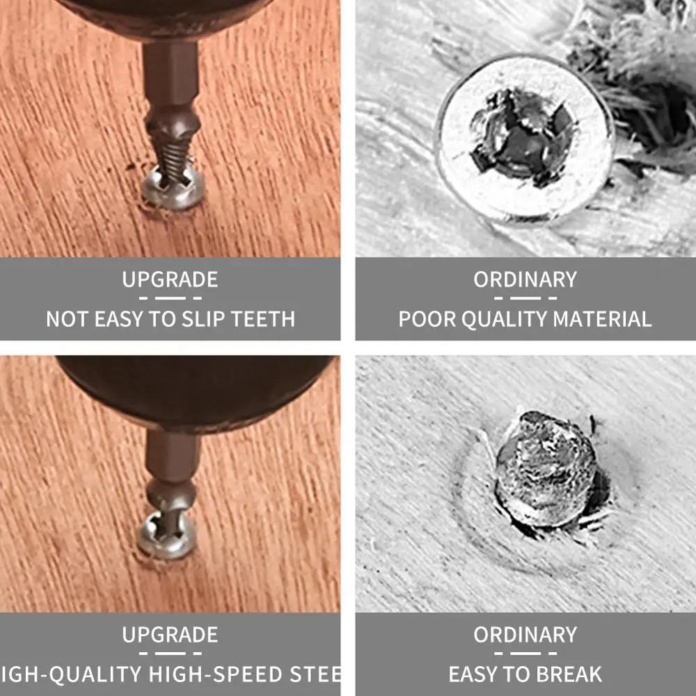 Набор сверл Meijuner 6 шт. для извлечения поврежденных винтов набор скоростных