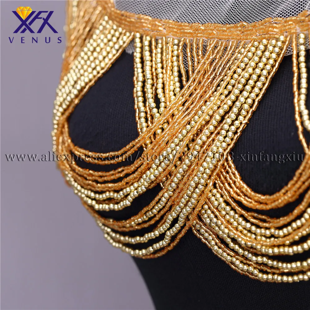 XFX VENUS Горячая Распродажа Новая женская свадебная одежда вышитая кристаллами