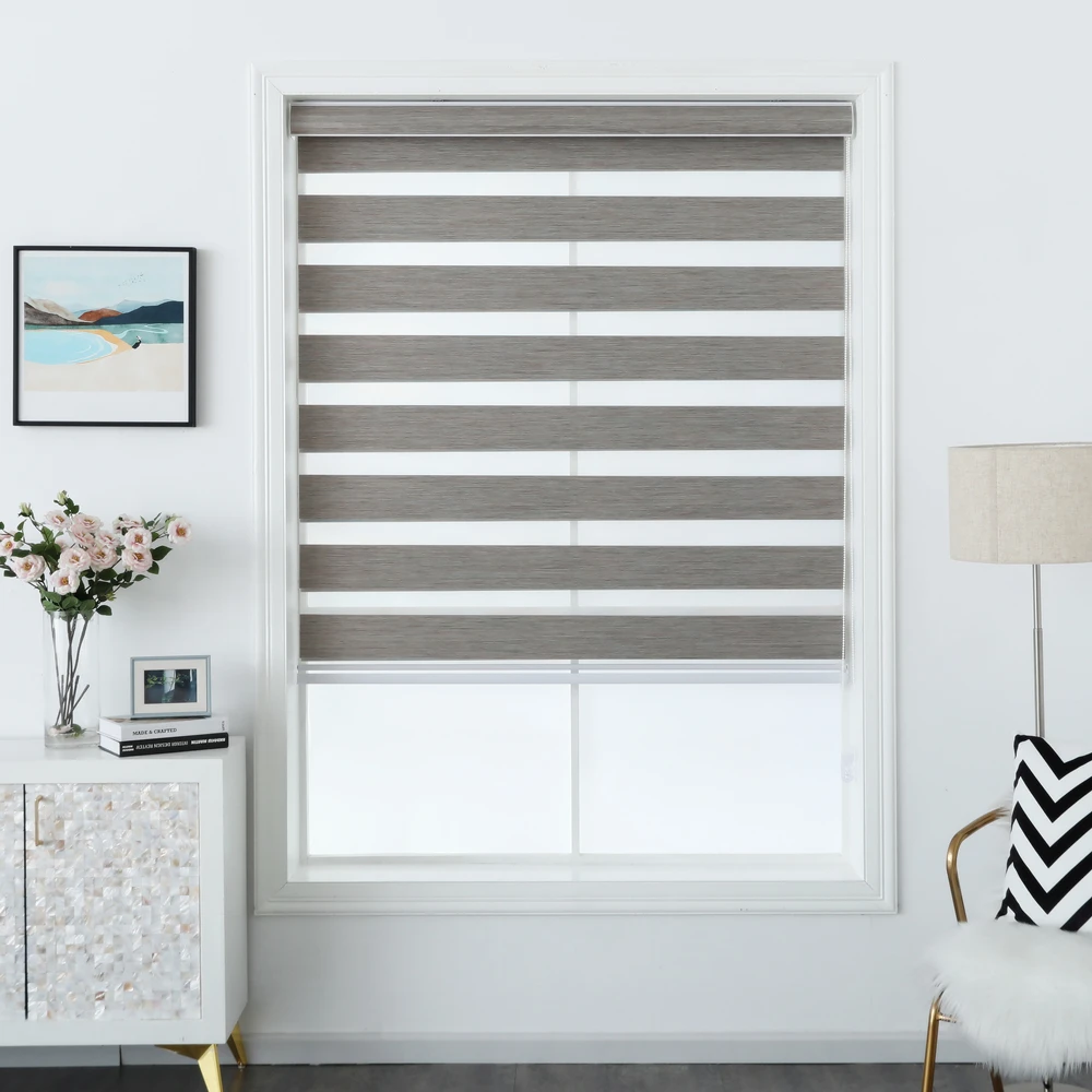 Хорошее качество плотные рулонные шторы с зебровым принтом|Жалюзи и ставни| |