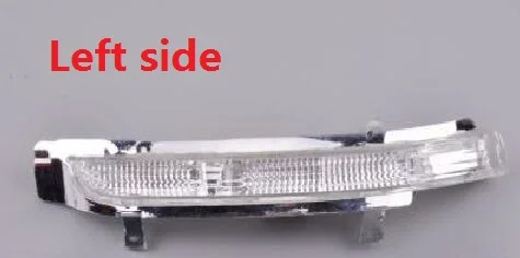 White Left side Capqx для Skoda Octavia A5 A6 Superb 2009-2013 внешнее зеркало заднего вида указатель поворота боковое зеркало светодиодный мигающий индикатор лампы - Испускаемый цвет: White Left side
