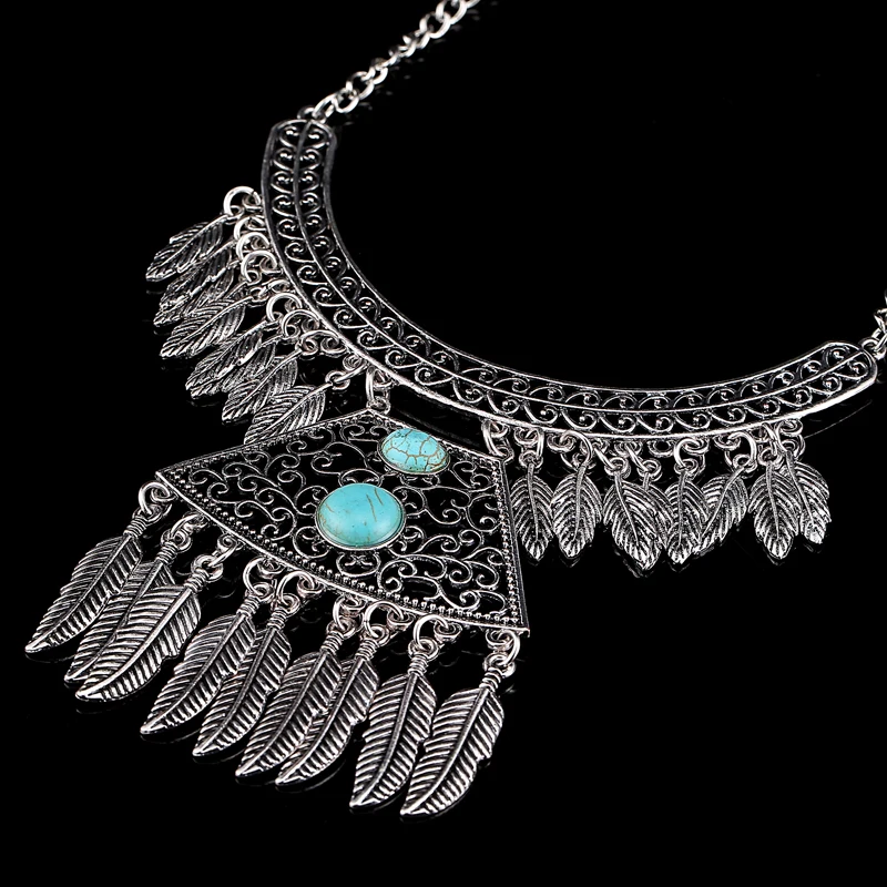 Цыганское этническое хиппи богемное тибетское ожерелье в этническом стиле