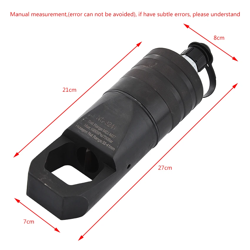 

HHQ-3241 20T Split Type Hydraulic Nut Cutter Nut Splitter Nut Cutting Tools With Bolts Range M22-M27 and Hex-nut Range 32-41mm