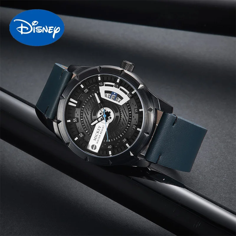 

Оригинальные часы Disney с ремешком, мужские часы, черные спортивные часы, мужские часы, часы для мужчин