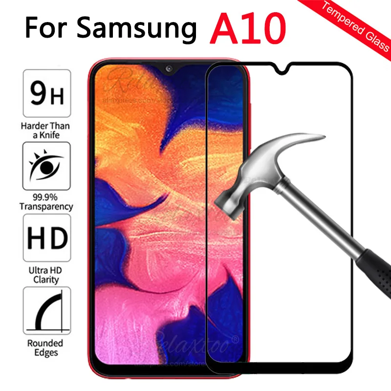 Чехол из закаленного стекла для Samsung Galaxy A10 A10S A01 Защитное стекло A 10 10S 01 A105F A107F A015F