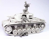 135 scale die cast resin world war ii german tank soldiers 2 character scenes need to be assembled and colored by themselves