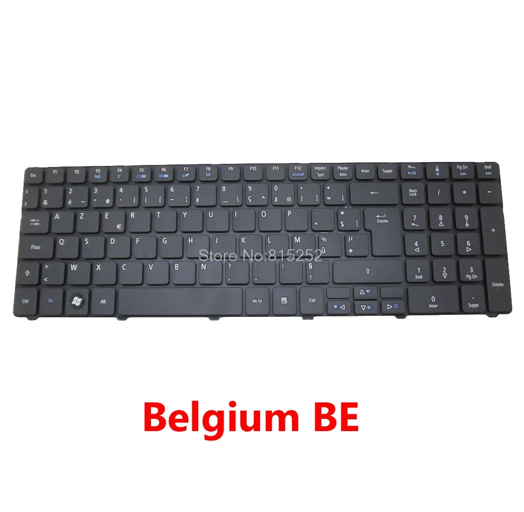 

Belgium BE Keyboard For ACER 5810TG 5810TZG 5820TG 5820TZ 5820TZG V104730DK3 BE 90.4HV07.S1A KB.I170A.148 5740 5741G 5736 5250