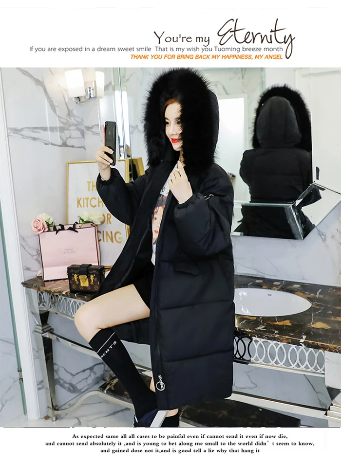 liva girl Casual Winter Jacket Women Coat Warm Parka Female Plus Big Size Long Jacket Quilted Coat With Fur Clothing