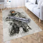 Коврик для пола HALO Master 3D, фланелевый мягкий ковер большого размера для гостиной, коврик для спальни