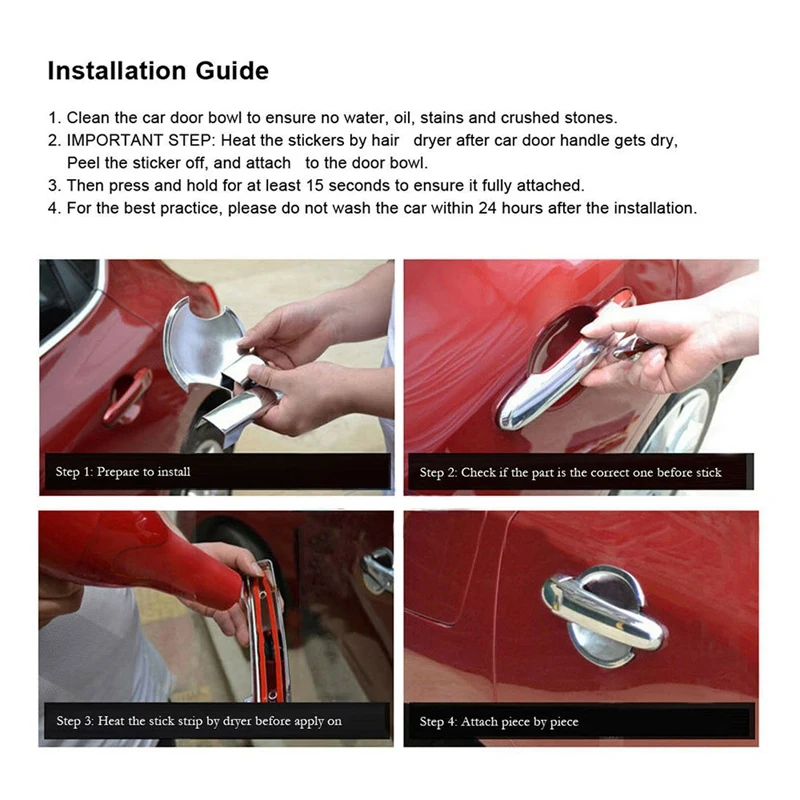 Chrome Exterior Door Handle Protector Cover + Bowl for Toyota Hilux Vigo SR5 MK6 05-14 | Автомобили и мотоциклы