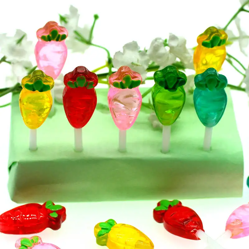 Новая распродажа смешанных морковь кабошоны леденец вечерние украшения торта