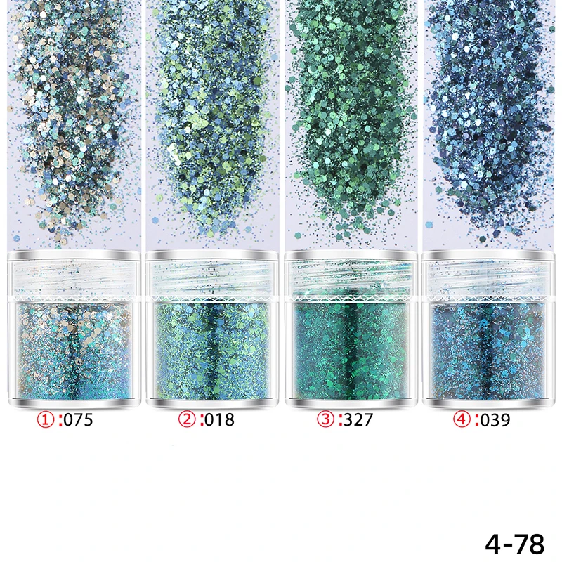 

Hexagon Glitter Sequin Mix Set Christmas Party Shining Embellishment For Resin Crafts UV Resin Pigment Festive Jewelry Tools