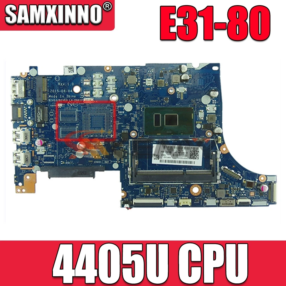 Akemy BIVS3 BIVE3 LA D061P материнская плата для ноутбука lenovo E31 80 SR2EX Pentium 4405U CPU на борту
