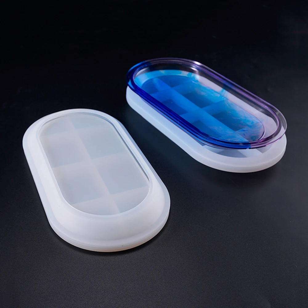 Креативные DIY формы для эпоксидной смолы овальная эллиптической плоский нижняя