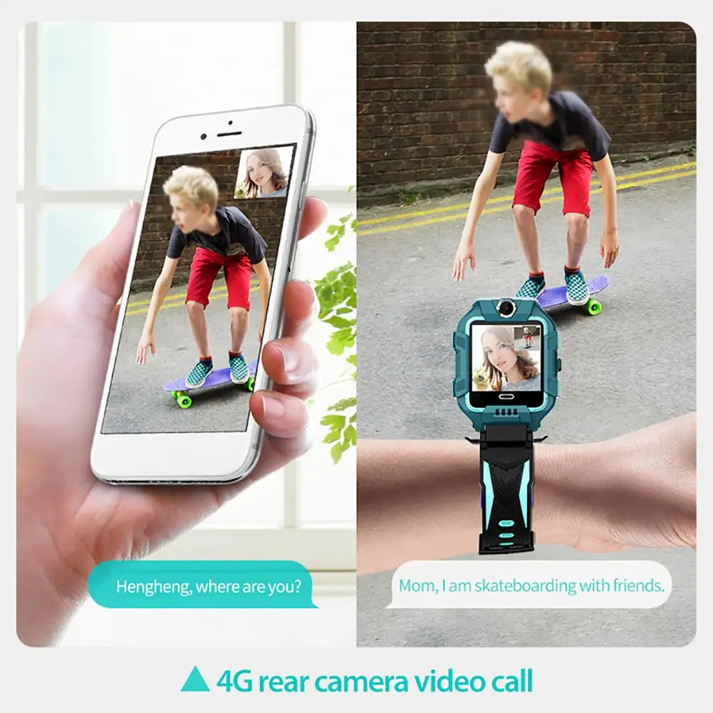 Детские Студенческие часы детские с телефоном 4G умные наручные GPS