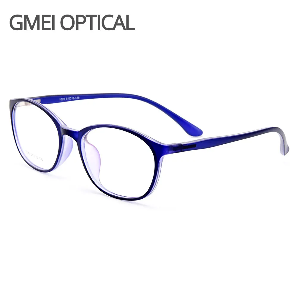 Оправа для очков Gmei TR90 женщин модная овальная Ультралегкая близорукости Y1020 |