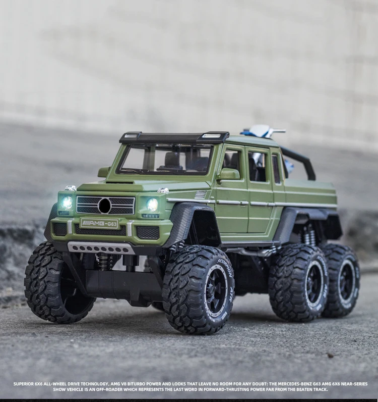 1:28 Высокая моделирования G63 6X6 внедорожные брелок для автомобильных ключей с