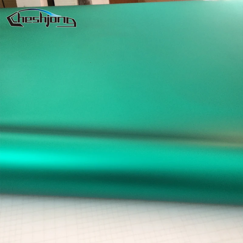 Матовая хромированная виниловая пленка Tiffany Blue, автомобильная пленка, матовая Хромированная пленка для автомобиля, наклейка с воздушными пузырьками, 1,52*20 м/рулон