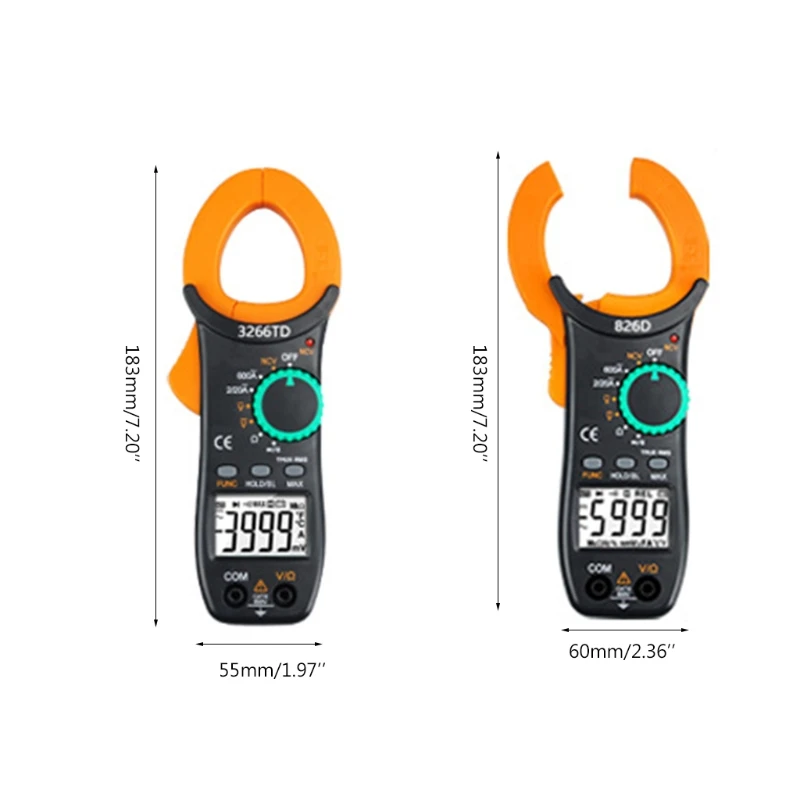 

15 Functions Clamp Opening 55 mm NCV High-precision Fast Positioning Clamp Meter 6000 Precision Digital Display wholesales
