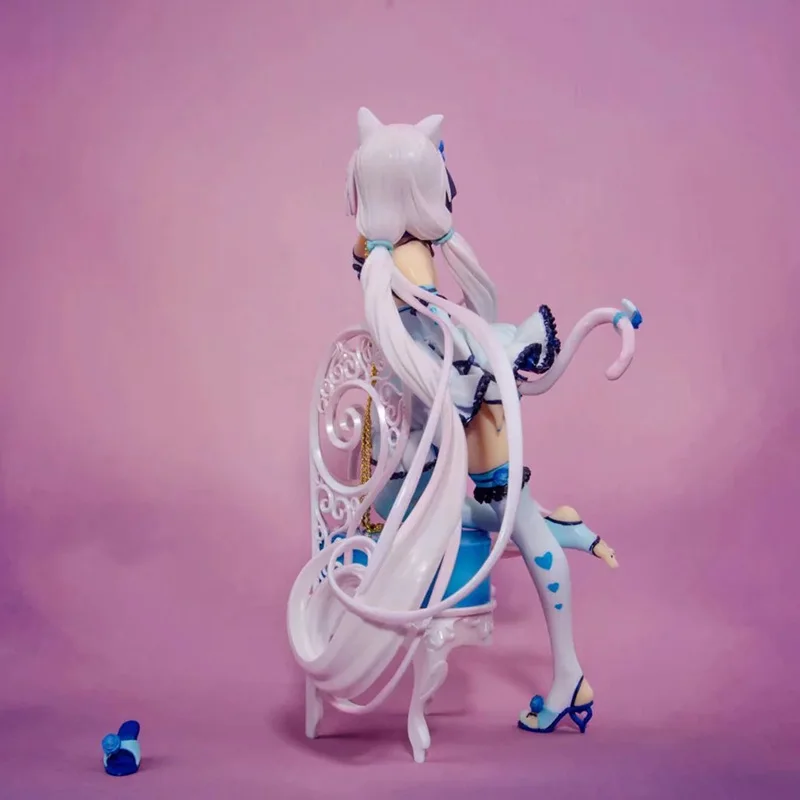 Аниме оригинальная NEKOPARA ваниль чокола привлекательная фигурка стул ПВХ