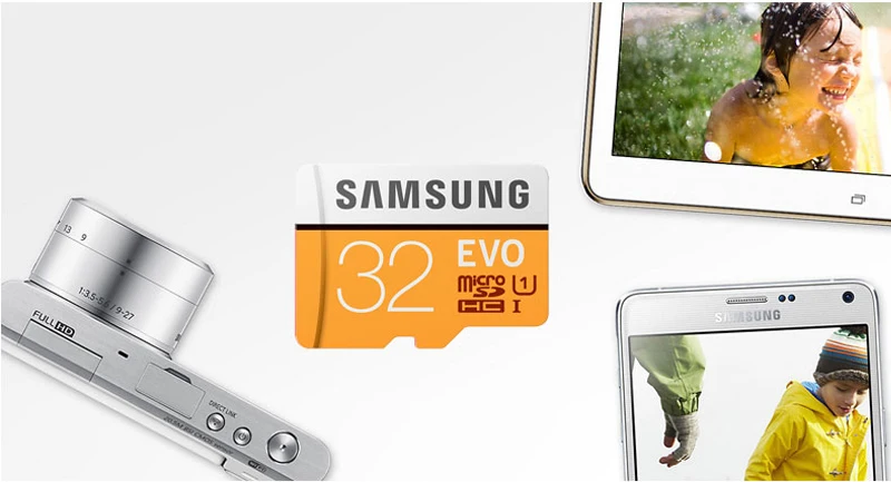 Карта памяти SAMSUNG EVO Plus класс 10 64 Гб 128 ГБ 256 ГБ SDXC U3 Micro SD TF карты 32 Гб SDHC U1 транс флэш для планшетных телефонов