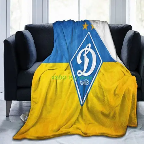 

FC Dinamo Kyiv Print Lightweight Blanket Super Soft Warm Cozy Fuzzy Blanket for Bed Sofa Couch for Teens Adults All Season