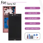 Оригинальный дигитайзер сенсорного ЖК-экрана в сборе для SONY Xperia XZ дисплей с заменой корпуса F8331 Dual F8332