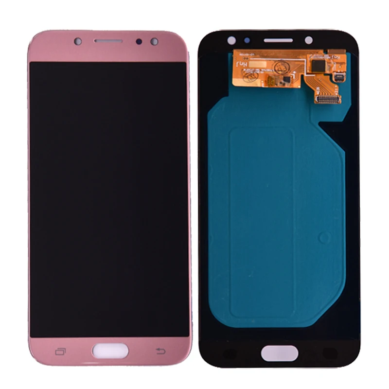 Супер Amoled для samsung Galaxy J7 Pro J730 J730F ЖК-дисплей с кодирующий преобразователь сенсорного экрана в сборе