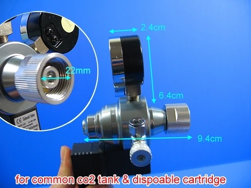 Новый регулятор давления CO2 с магнитной системой аквариумный клапан соленоидный