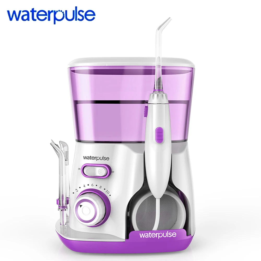 

Ирригатор полости рта Waterpulse с 10 уровнями регулировки промывки, 5 насадок