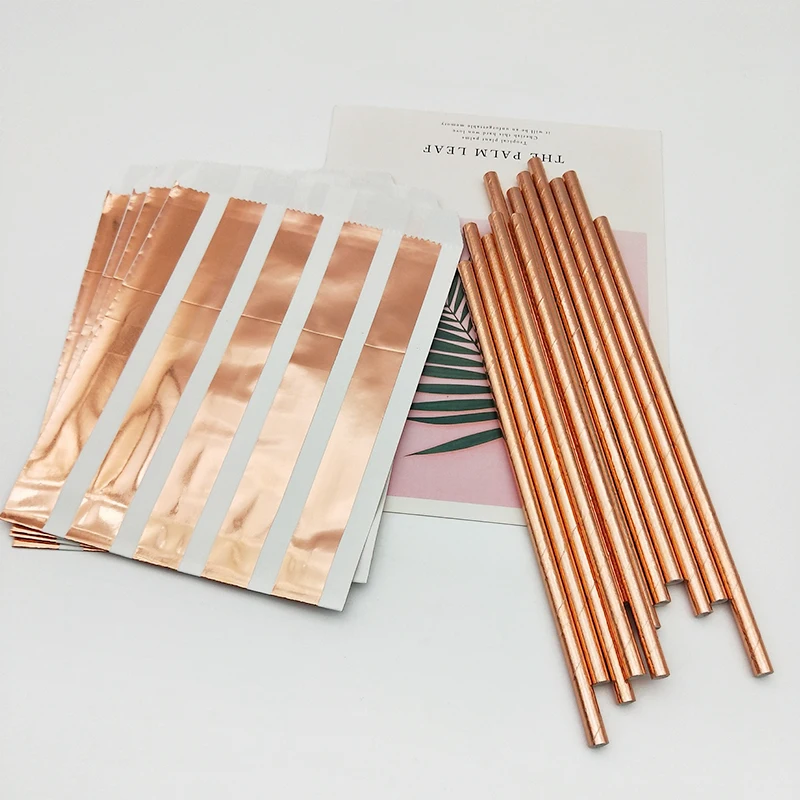 200 шт. 7 видов конструкций золотой серебряный розовый фольга в горошек полоску