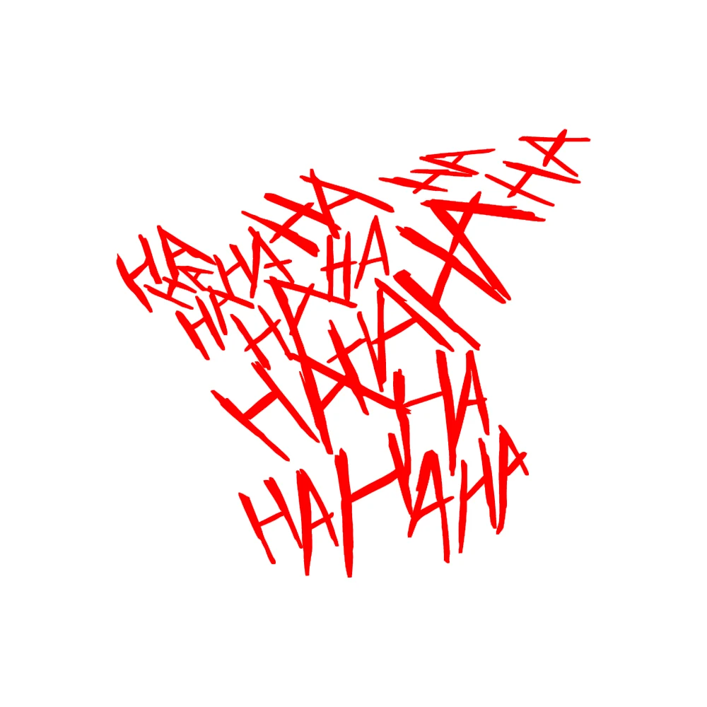 

Car Sticker Joker Hahaha Decals Stickers for Car Window Bumper COMICS Waterproof Window,13cm