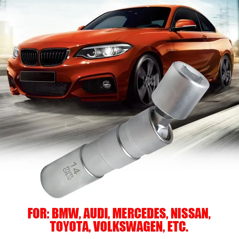 

Removal Tool Genuine Laser Tools 3/8 Drive Laser Tools Spark Plug OEM:6371 14mm for Mercedes-Benz Audi