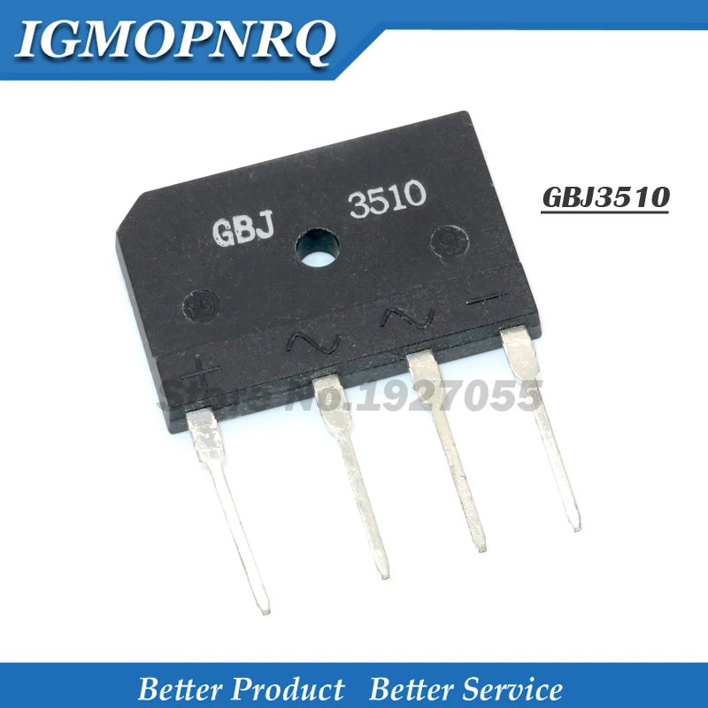 Мост KBJ3510 GBJ3510 J3510 35A 1000 В 5 шт. выпрямительный плоский мост новый|Выпрямители| |