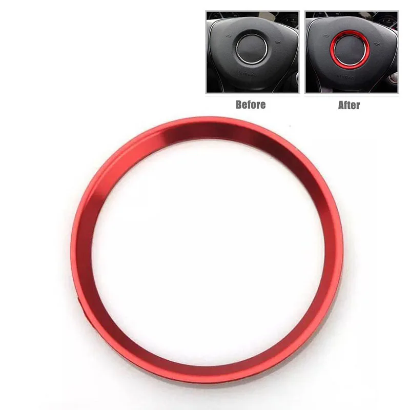 Кольцо на руль с логотипом рожковая обшивка 1 шт. для Mercedes Benz A B C CLA GLE | Автомобили и