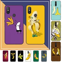 toplbpcs funny banana phone case for redmi note 7 8 9 6 5 4 x pro 8t 5a