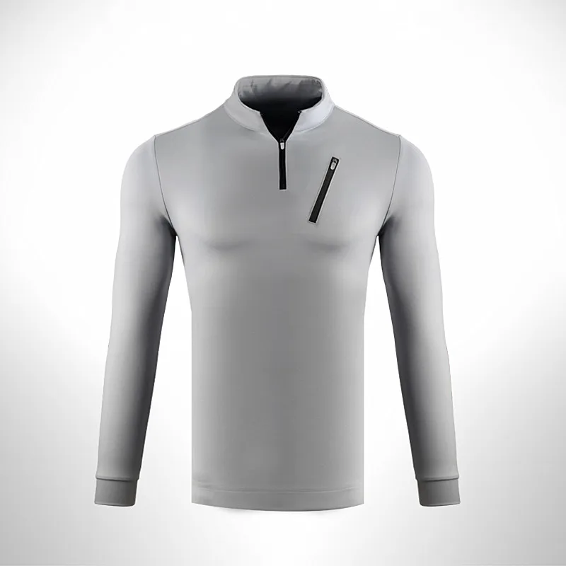 Новинка! Мужская теплая куртка PGM футболка с длинными рукавами и воротником на