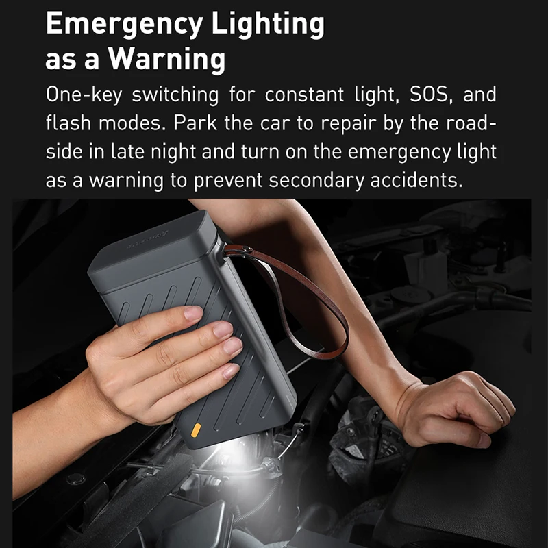 baseus 1600a car jump starter booster 12v auto starting device 16000mah portable power bank 220v ac output outdoor power supply free global shipping