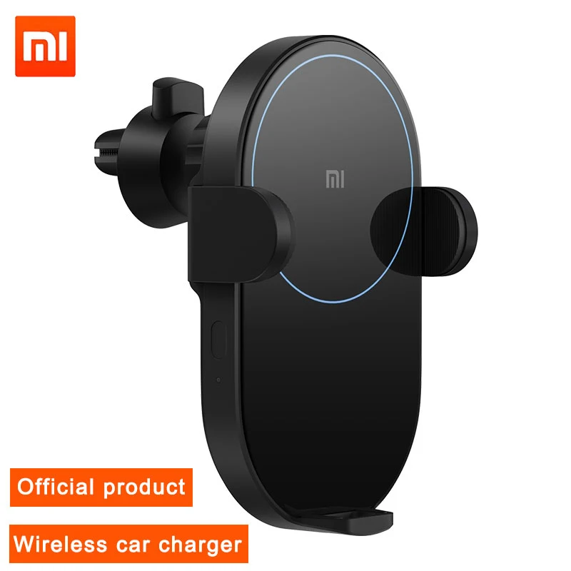 Xiaomi Mi беспроводное автомобильное зарядное устройство для телефона с интеллектуальным инфракрасным датчиком 20 Вт Высокая мощность флэш-зарядка Автомобильный держатель для телефона