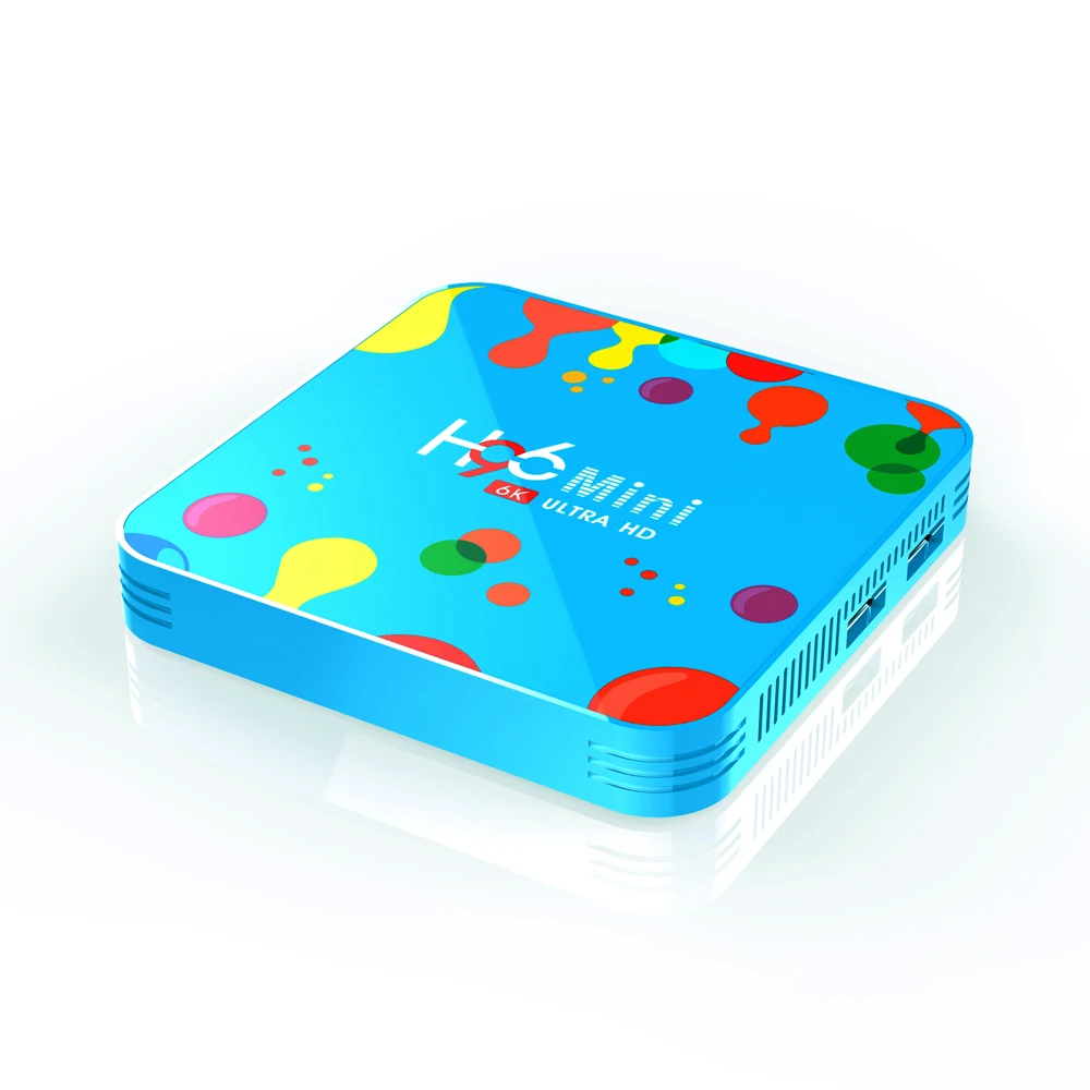 ТВ приставка H96 Mini на Android 9 0 четырехъядерный Allwinner H6 6K H.265 Wi Fi netflix Youtube