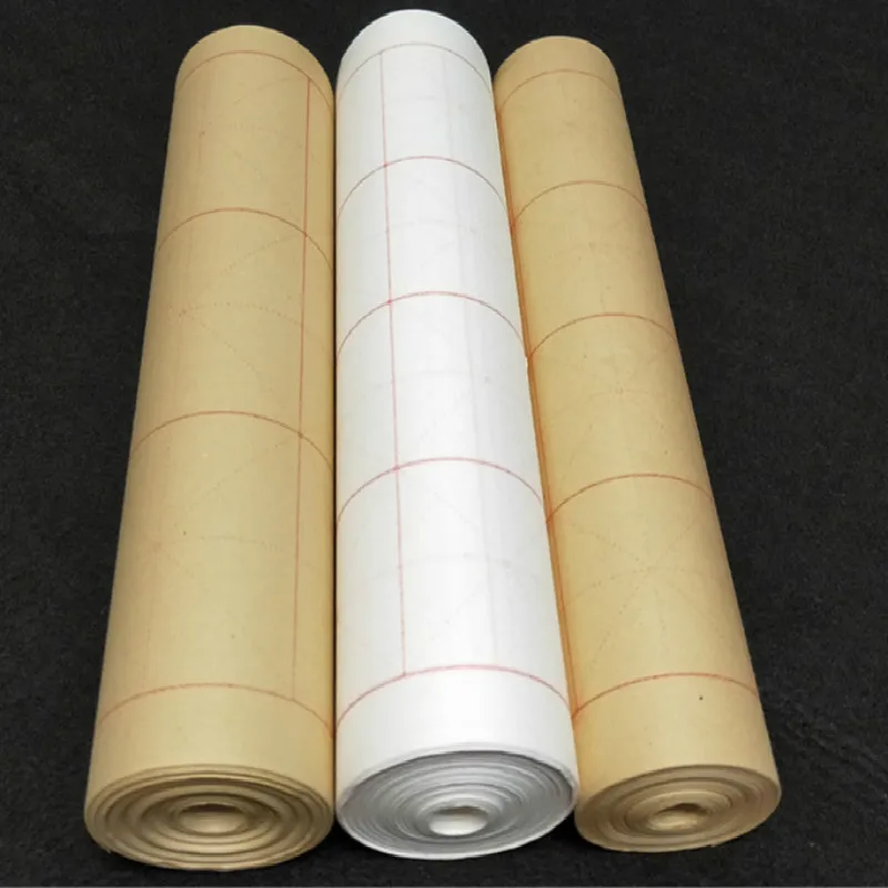 Рисовая бумага для каллиграфии наполовину созревшая длинная Xuan с решетками