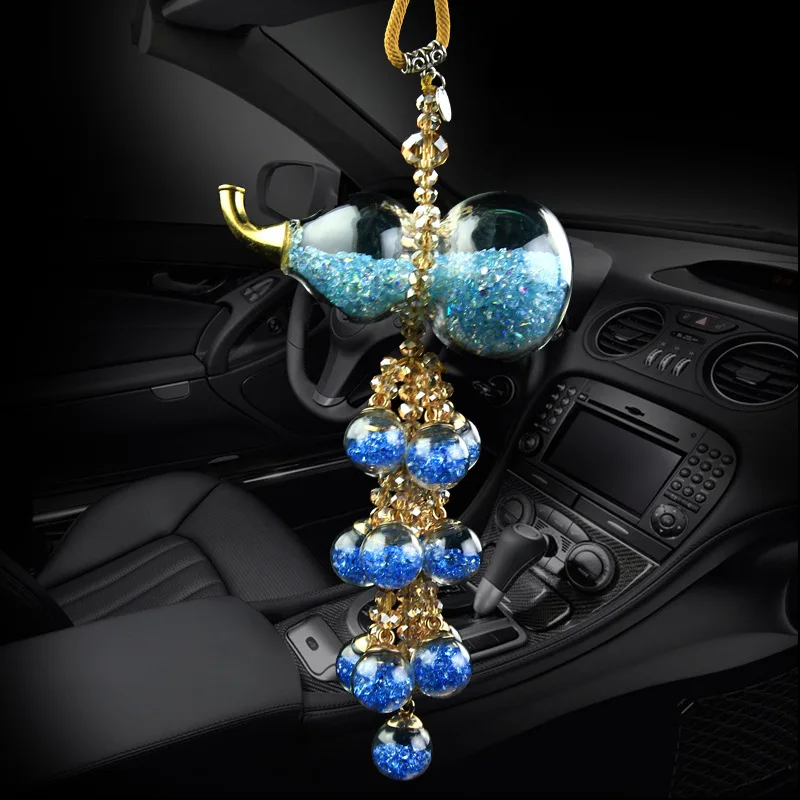 

GM Pendant Crystal Gourd Shape Car Interior Accessories Car Pendant High-end Car Interior Products Car Accesories