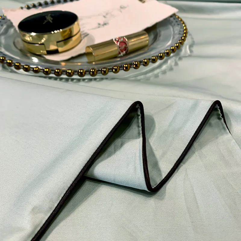 4 шт чайный цвет постельные принадлежности включает пододеяльник плоский лист