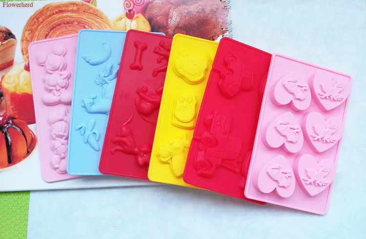 Мультяшные персонажи силиконовая форма помадка для торта мыло ручной работы