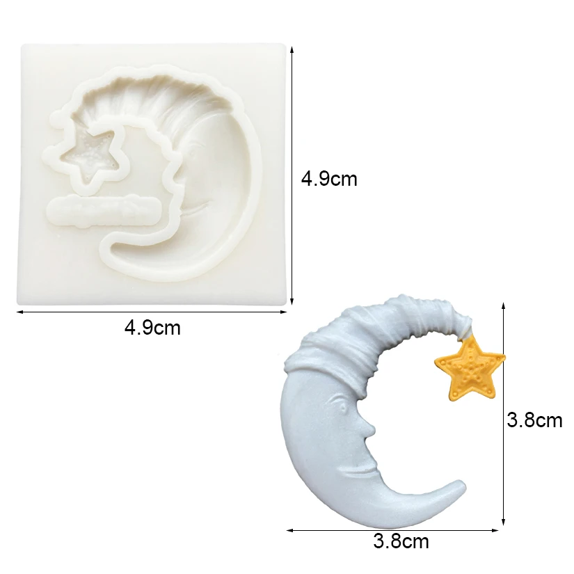 Moon Star силиконовая форма для выпечки тортов искусственные инструменты кексов из