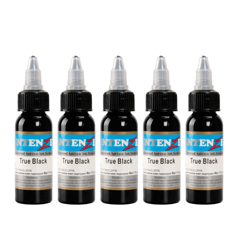 

10 Bottles Professional Tattoo Color Tattoo Pigment Permanent Makeup Body Paint Tattoo Ink Totem Black supplies