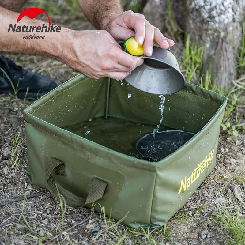 Naturehike наружное складное квадратное ведро большой емкости портативное для
